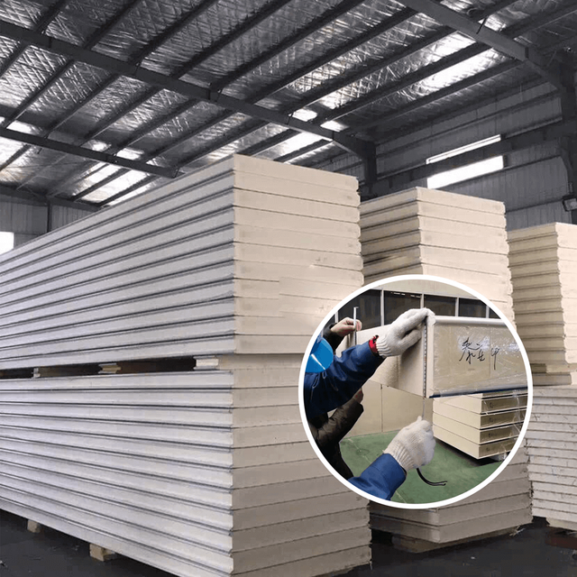 Panneau continu mélangé polyol