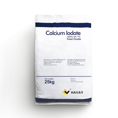 Additifs alimentaires mélangés à base d'iodate de calcium